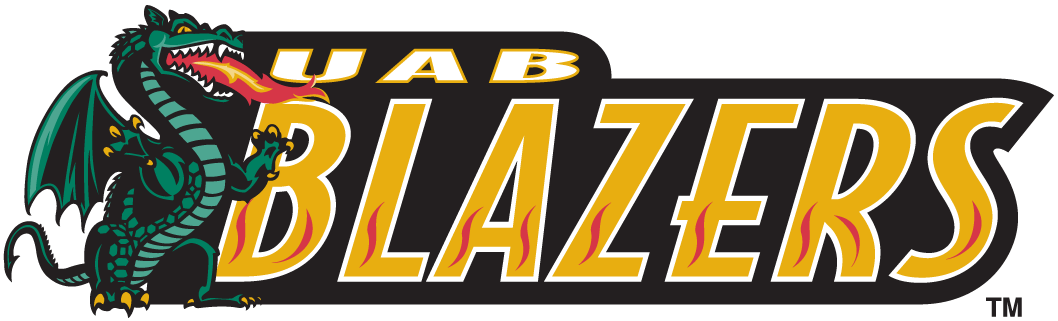 UAB Blazers 1996-Pres Wordmark Logo t shirts DIY iron ons v2